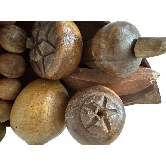 Alii Woods Honolulu Handcrafted Wooden Tray With 9 Exotic Fruits - Picture 2 of 8